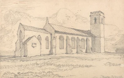 Chiesa di Knapton, Norfolk, da nord-est